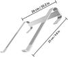 Aluminum Alloy Adjustable Laptop Stand with Rotating and Cooling Features