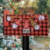 Vánoční obal na poštovní schránku Zimní Santa Xmas Tree Gnome Poštovní obaly Slavnostní sváteční výzdoba poštovní schránky Domácí kancelář Party dekorace