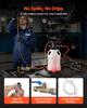 Transmission Fluid Pump, 8 L Capacity, Pneumatic Oil Fluid Extractor ATF Refill Dispenser Transfer Pump wit 15 ATF Adapters, Oil Extractor Dispenser