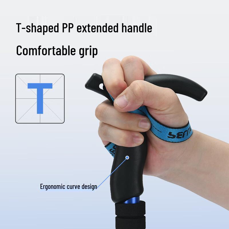 Pelliot Retractable T-Handle Trekking Pole