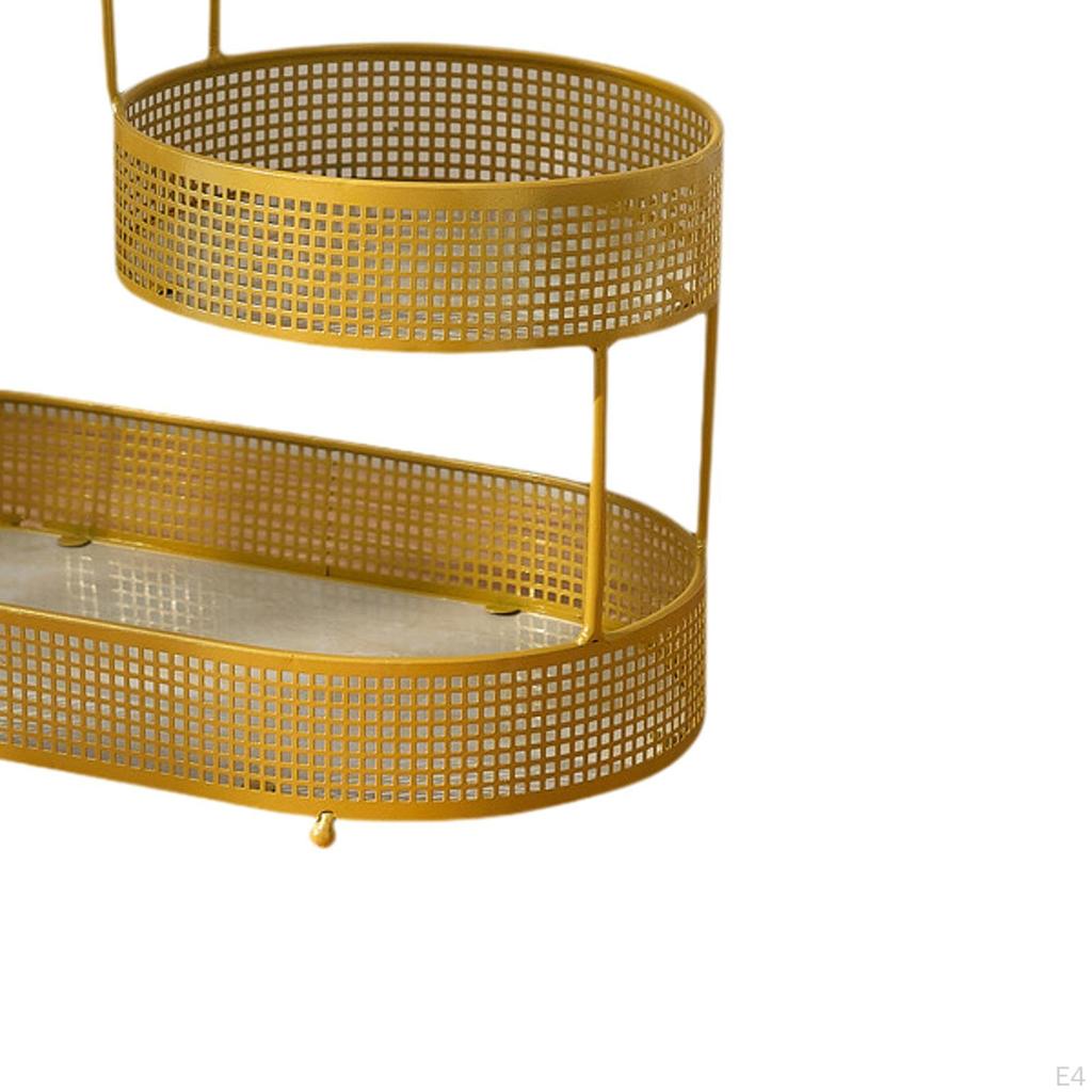 Cesta de Frutas de 3 Niveles Bol Alambre Metálico Estante de Encimera de Cocina para Cebolla