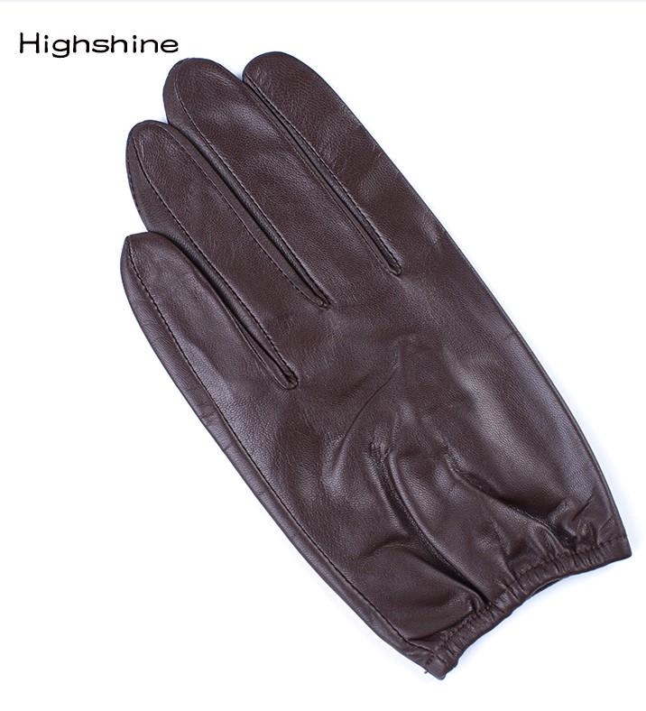 

Мужские Натуральные Облегающие и Ультратонкие Блестящие и Гладкие Роскошные Кожаные Перчатки Модные Перчатки с Коротким Запястьем и Сенсорным Экраном XXL