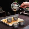 Chinese Style Kung Fu Travel Ceramic Tea Set Portable Teapot Set with 360 Rotation Tea Make Teacup Cup for Tea Gift Bag 2025 New