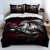 3D Retro Dragon Printed Bedding Sets Exquisite Bed Supplies Set Duvet Cover Bed Comforter Set Bedding Set Luxury Birthday Gift