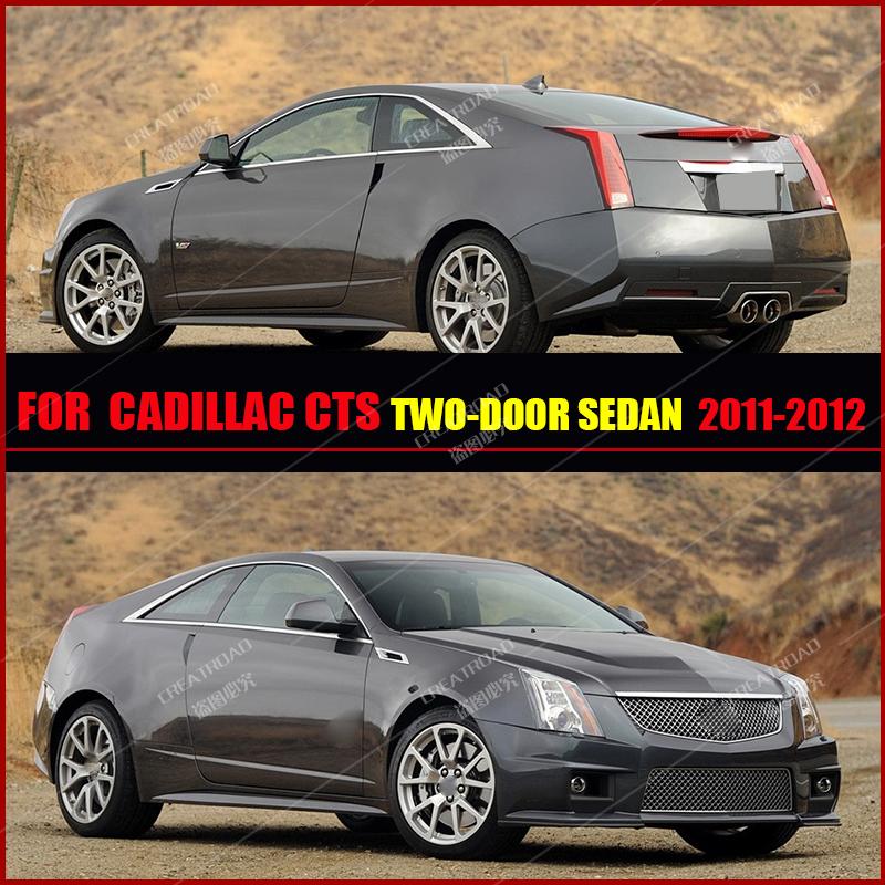 Leather Car Floor Mats for Cadillac CTS Coupe Two Doors  2011 2012 Custom Auto Foot Pads Automobile Carpet