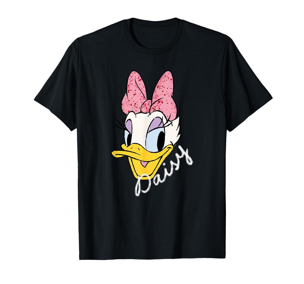 Disney Daisy Duck Chic and Glamorous Spotted Ribbon and Name T-Shirt