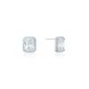 Awesome Square Silver Earrings OTE122909QWW