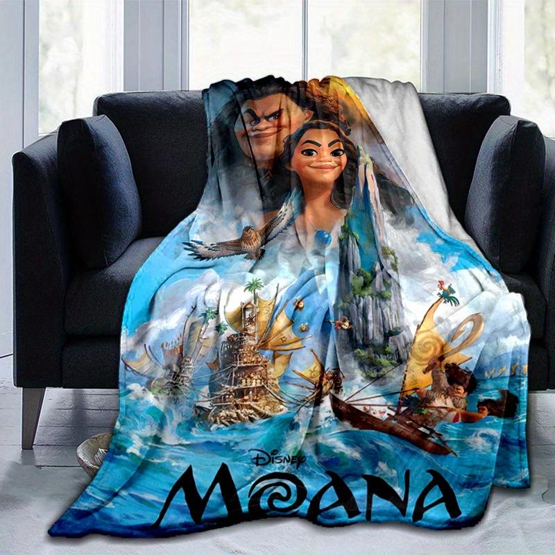 1pc, Moana Movie Poster Print Home Decor, Throw Blanket for Couch, Bed, Travel, Camping