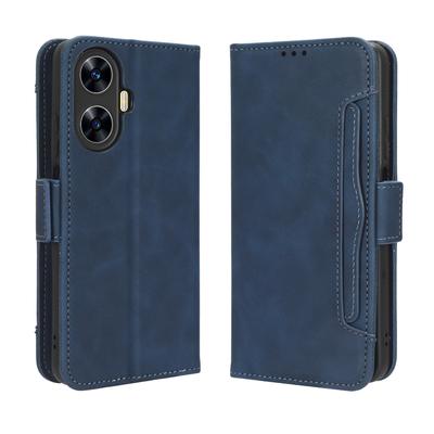 Multi-card Slots Wallet Holder Flip Leather Case for Realme C55 C35 C33 V30 V20 V23 C31 C30 GT Neo 5 3 2 9i 9 Pro Plus Realme 10 Pro Magnetic Cover