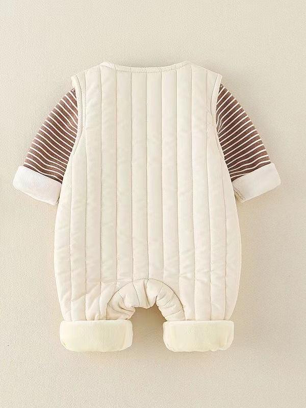 Baby Autumn/Winter Romper & Sweatshirt Set for Newborns, Boys & Girls - Anyang Children's Clothing