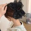 Black Mesh Lace Bow Grab Clip On The Back Of The Head, Hairpin Clip On The Head, Headdress, Shark Clip