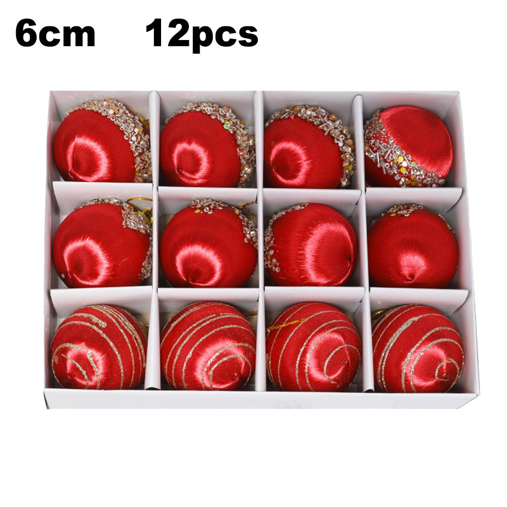 Wie abgebildet Dekorativer Schmuck Einfach aufzuhängen Weihnachtsdekoration Außenbereich Dekoration 12er-Pack Seidendraht-Schmuck