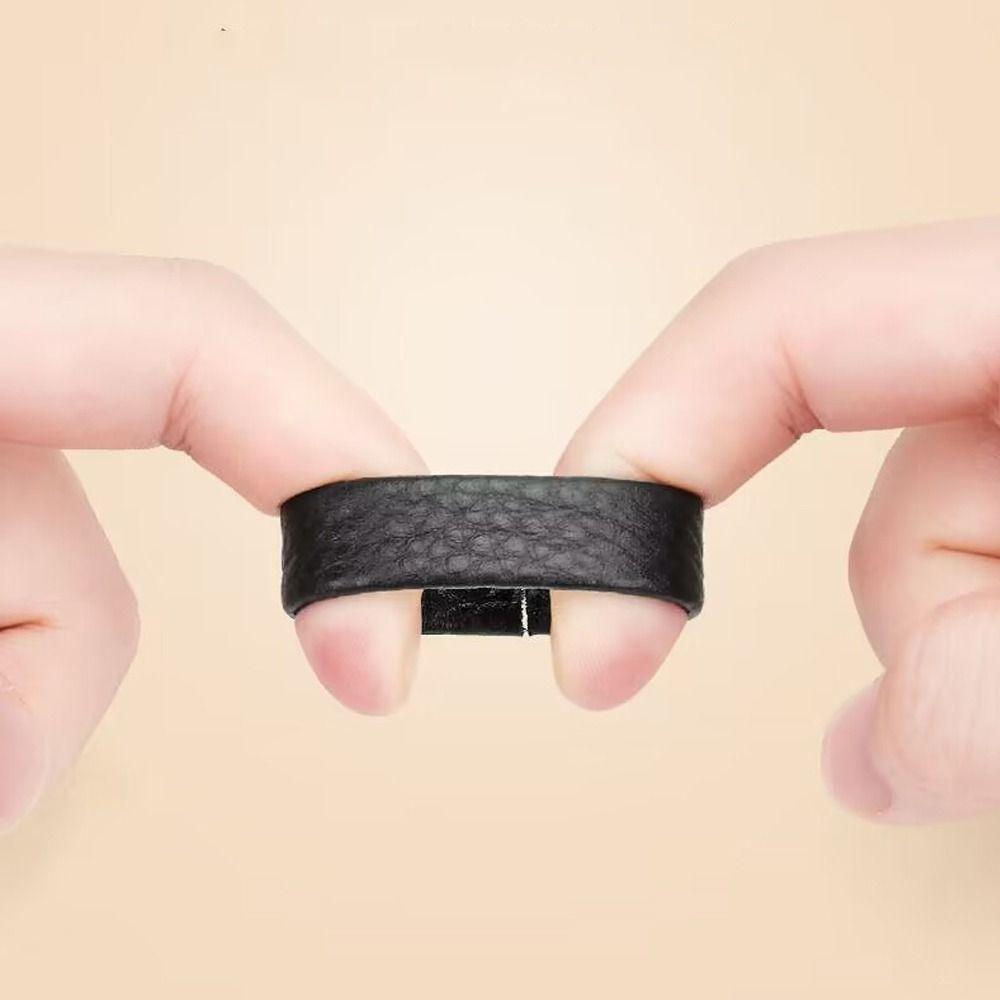 Delicate Belt Link Loop Cow Genuine Leather Belt Tail Fixed Ring Men's Belt Ring  Belt Accessories