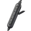 OHM AudioComm Wireless Neckband OHM Standard Earphones, Black, HP-W215N-K, 03-1294,