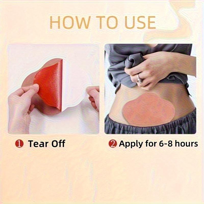 50PCS Pure Hot Abdominal Patch, Nonwoven Fabric, Wormwood Health Patch Knee Cervical Spine Lumbar Spine Shoulder Heat Ginger Patch