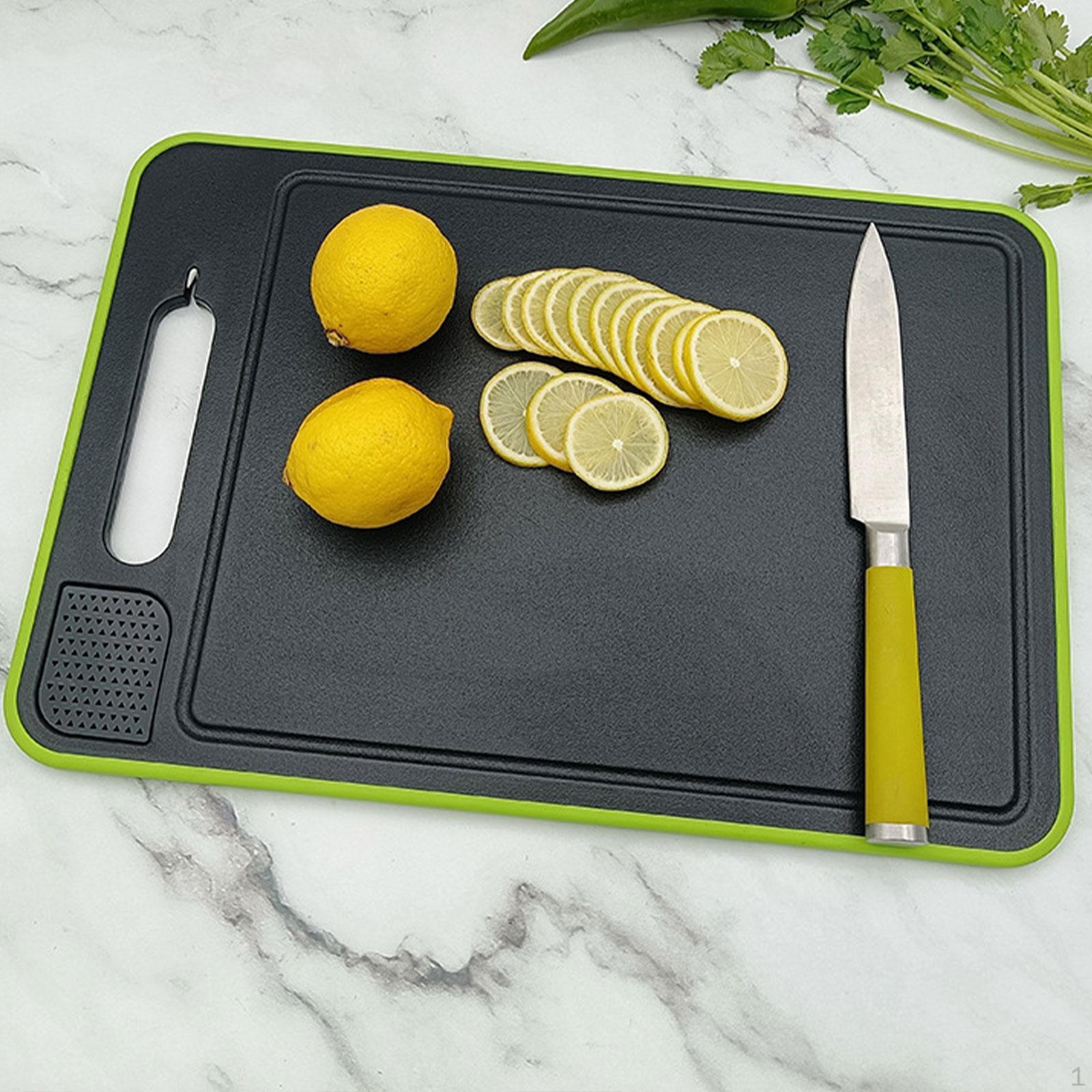 

Разделочная доска, кухонный инструмент, прямоугольный, двойного назначения, для магазина, новоселья чёрный