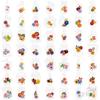 50Pcs/Set Ins Bottle Flowers PET Stickers Waterproof DIY Fashion Doodle Decals Stickers