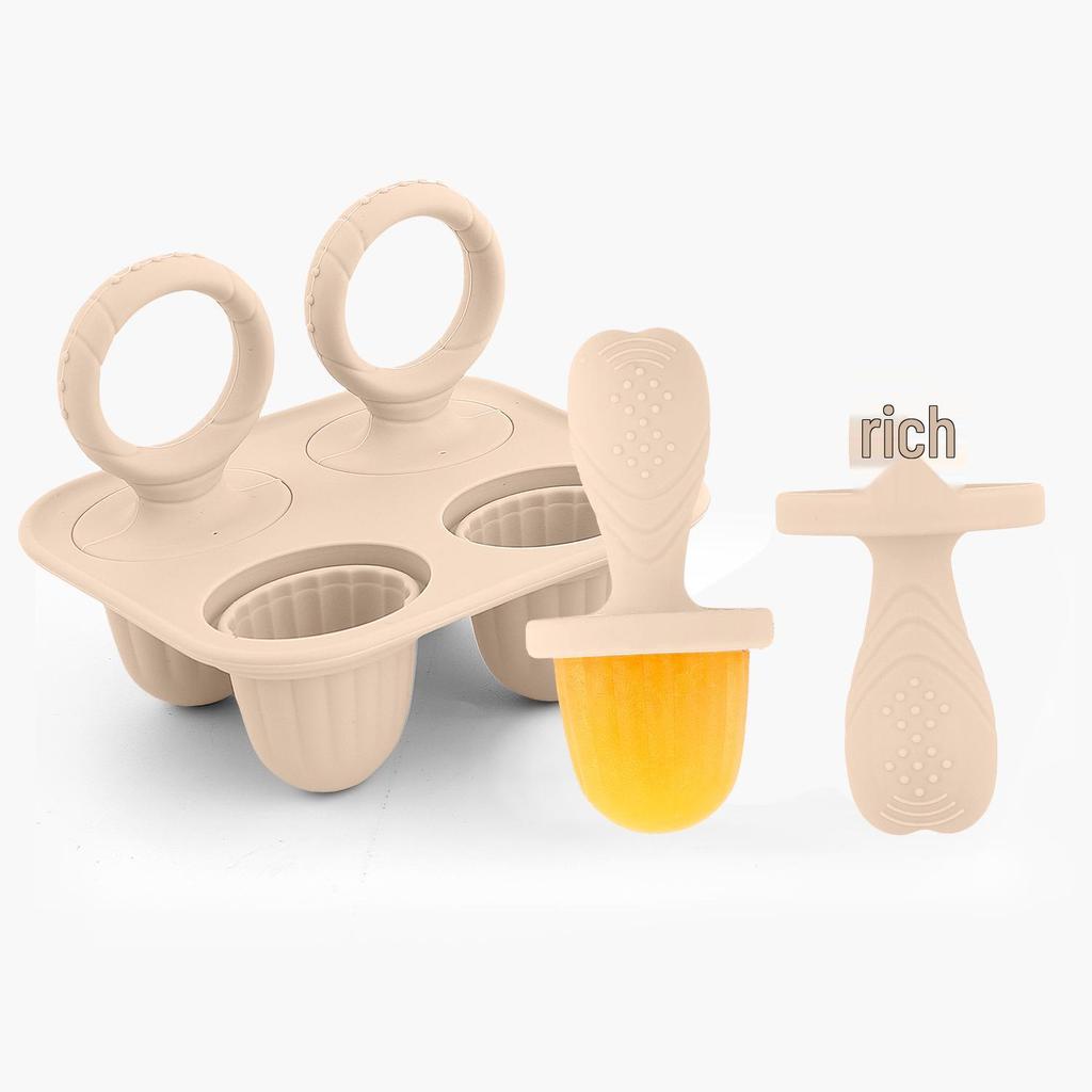 Silicone Baby Teething Popsicle Mold for Homemade Ice Cream Lollies