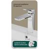 Practical Sink Overflows Covers Bathroom Accessory Portable for Most Holes Practical and Sturdy Plastic Materials