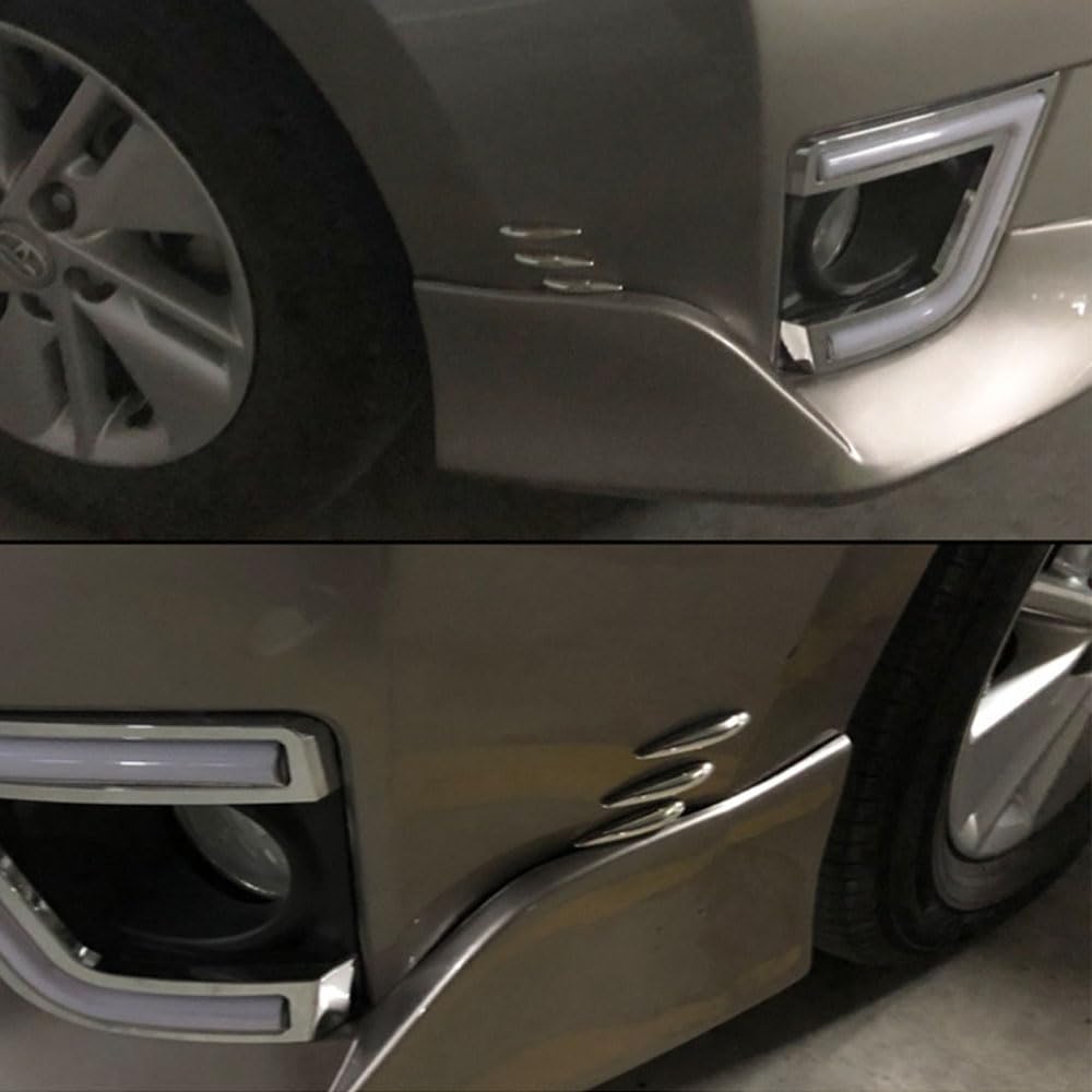 EOMECUIGAO Vortex Generator Auto Set mit 12 Stück Universal Klar Strömungs Aerodynamisch Kratzschutz Tür