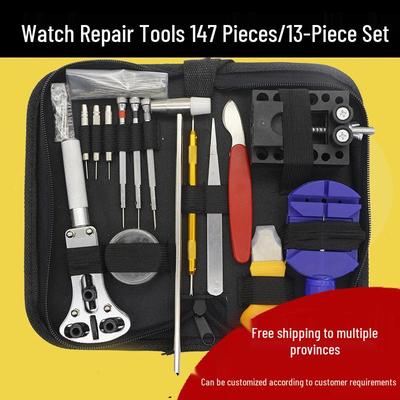 147-Piece Watch Repair Tool Kit: Band and Case Opener & Battery Replacement Tools