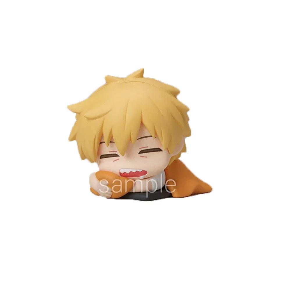 Chainsaw Man Power Figure Anime Cute Aki Denji Statue Makima Sleeping Decoration Action Figurine Sculpture Desk Accessories Gift