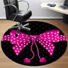 1pc Bowtie Chair Carpet for Office - Durable, Ideal for Chair Mats, Stylish & Functional Decorative Rug yy260203095