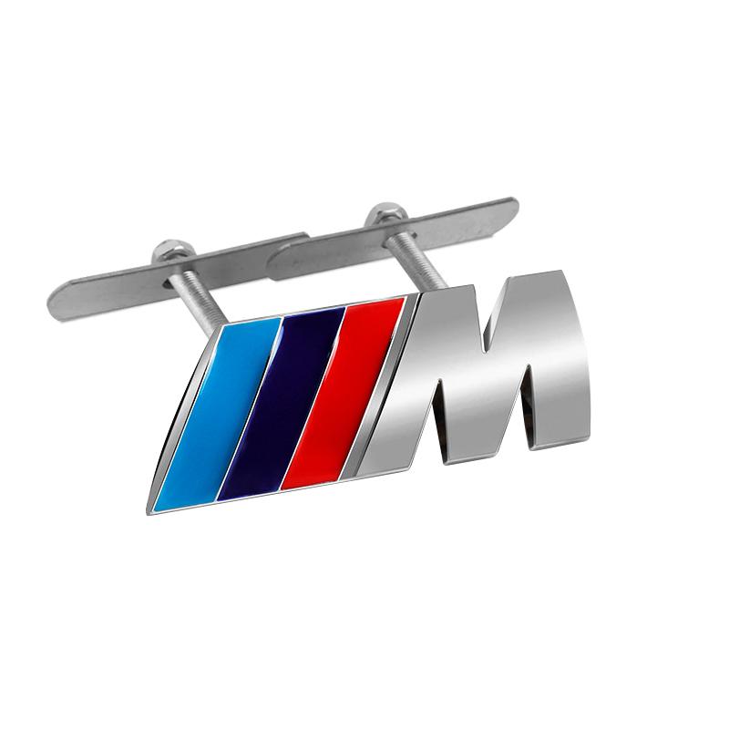 1 stk Metall M LOGO Merke Bil Grill Bil Skjerm Karosseri Bagasjerom Dekorasjonsklistremerke For BMW E90 E60 F10 F30 E46 G20 X1 X3 X4 X5 X6 E70 F20 E39 E92 E63