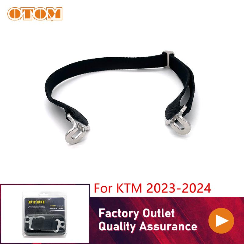 OTOM Motorcycle Rear Lift Strap Adjustable Motocross Rescue Belt Cushion Seat Pull Sling For KTM 2023-2024 SX-F XCF EXC KEWS K23