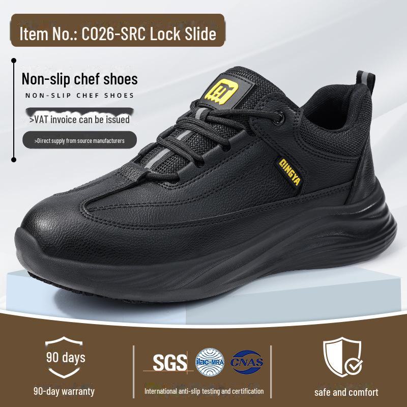 2025 Chef Shoes: Wear-Resistant, Lightweight, Comfortable, Waterproof, Oil-Proof, Non-Slip for Hotel Kitchen Work