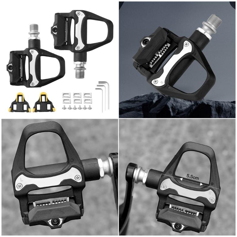Sealed Bearing Bicycles Pedals with Cleats Waterproofs Aluminum Alloys Pedals Nonslip Wide Platform Pedals Cycling Part
