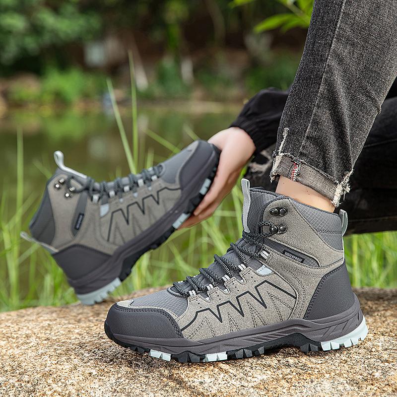 Waterproof Unisex Hiking Shoes Outdoor Trekking Shoes Men Women Ankle Hiking Boots
