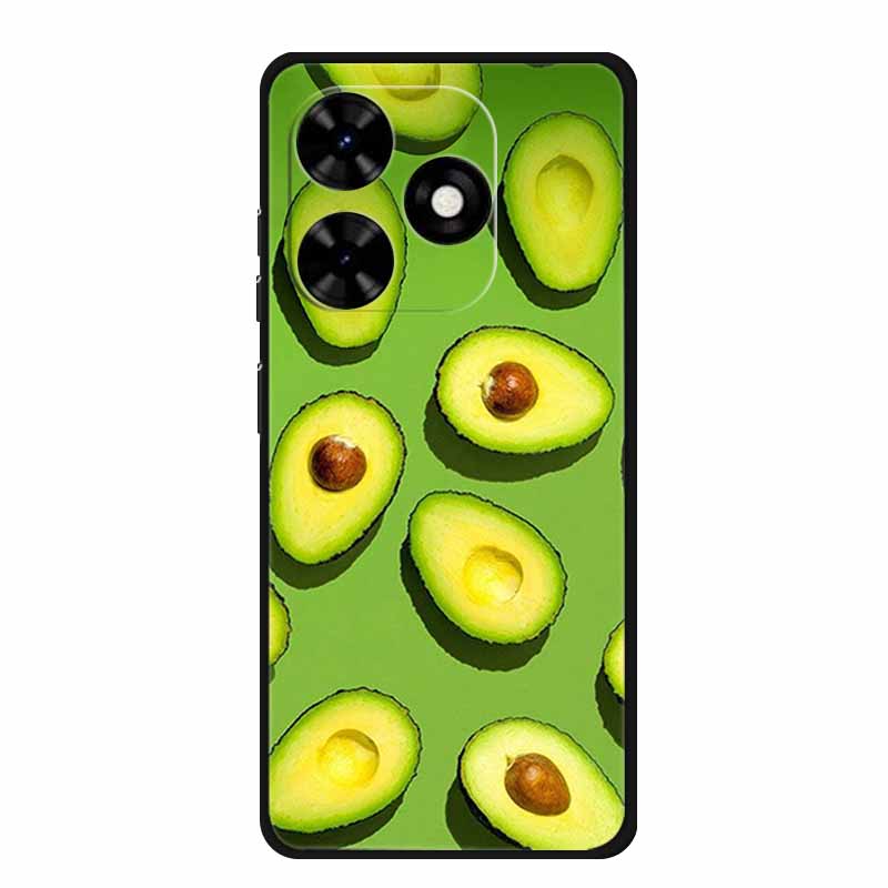 Case For Tecno Spark Go 2024 Animals Painted TPU Silicone Soft Phone Cover for Spark Go2024 BG6 Protector Wolf Shockproof Para