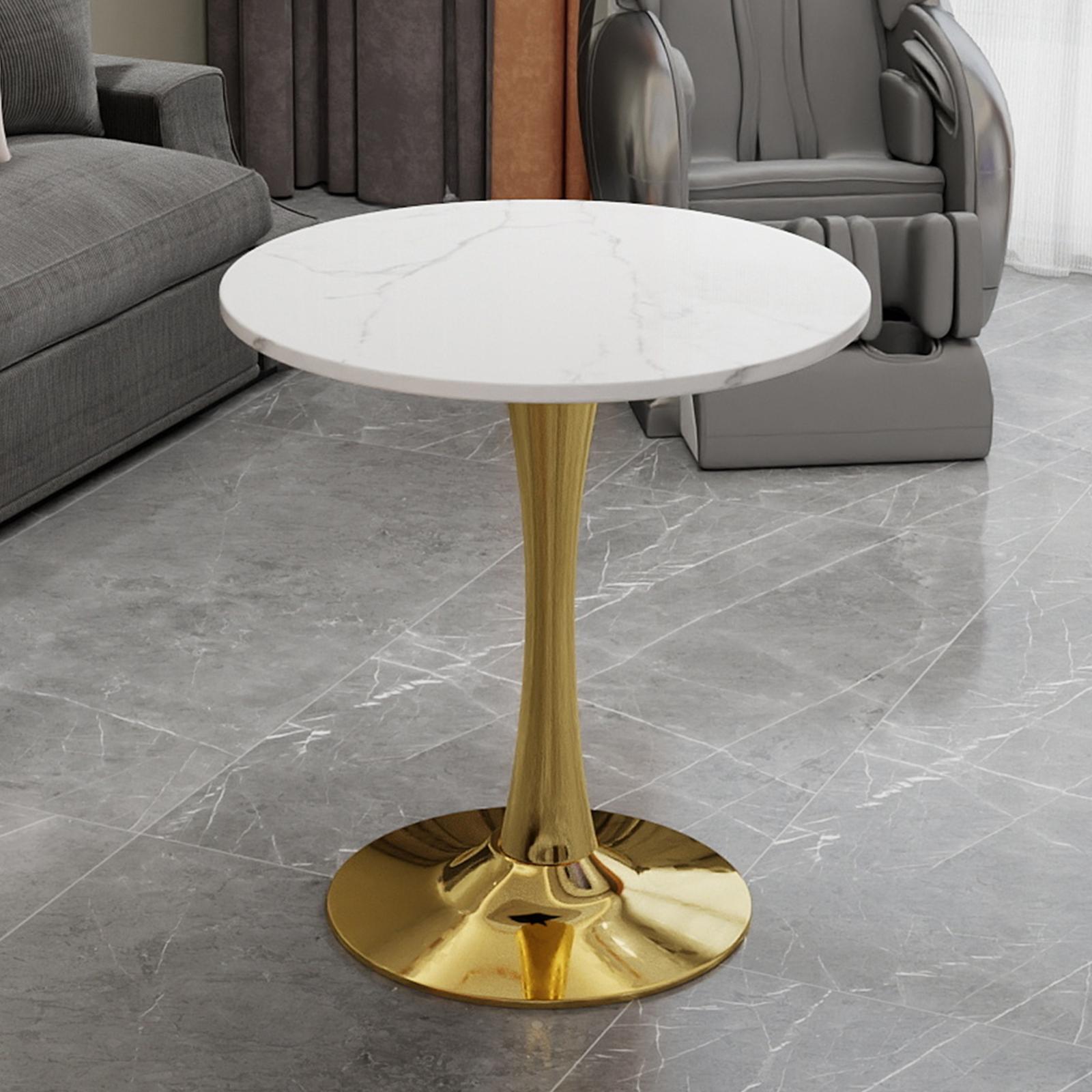 27.6-Inch golden coffee table, mid-century