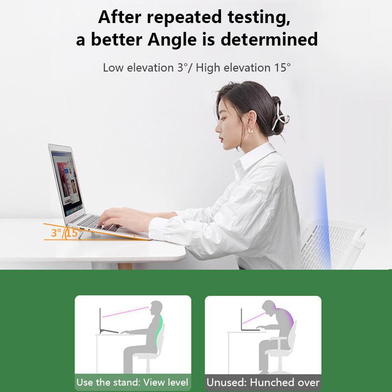 1 Par Mini Pernas Para Macbook Pro Huawei Xiaomi Notebook Base De Alumínio Suporte Ferramentas Laptop Suporte Radiador Para Suporte De Teclado