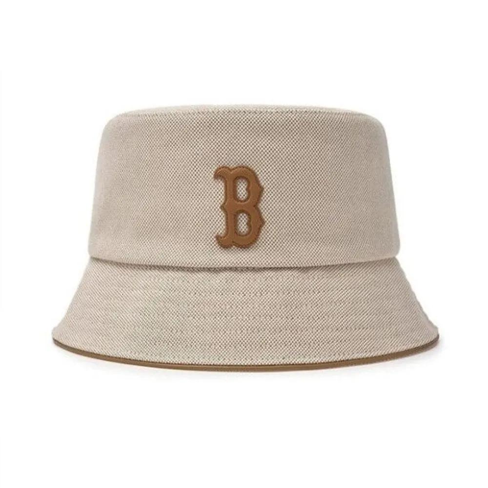 [MLB] Cap JQT 3AHTVL14N-43CRD Basic Leather Logo Canvas Bucket Hat 59