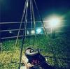 CAMPING MOON MT-130 Stainless Steel Fireplace Stand with Tripod, 90kg Weight Capacity