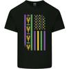 USA Mardi Gras American Flag America Unisexs Light Cotton TShirt