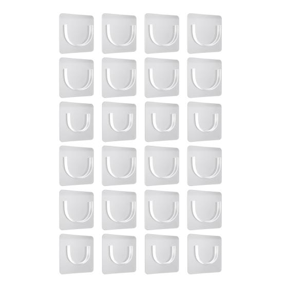 12/24Pcs Shower Rod Holder with Strong Easy to Install Shower Strong Load-Bearing Waterproof Curtain Rod