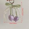 Ribbon Pearl Lace Bow Bag Accessories DIY Bag Charm Pendant Fashion Key Chains  Mobile Phone Chain