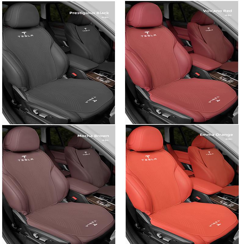AAAIF1 Car Seat Cover Soft Cushion Breathable Thin Auto Cushioning For Tesla Model 3 Y S X Cybertruck Juguete Roadster Coil Bonina