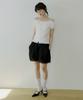 REORG Woi Lace Point Half Pants Black