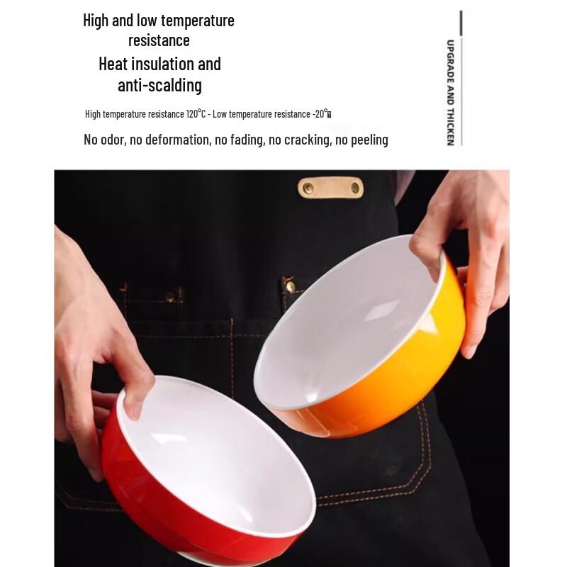 SPSR Commercial Melamine Douli Bowls (10-Pack)