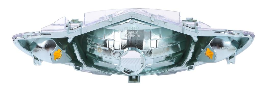 Honda Live Dio AF34 AF35 DIO Headlight Assembly with Clear Blue Type 2 Genuine Motorcycle Custom Aftermarket Lens, (Mid-Late Model),