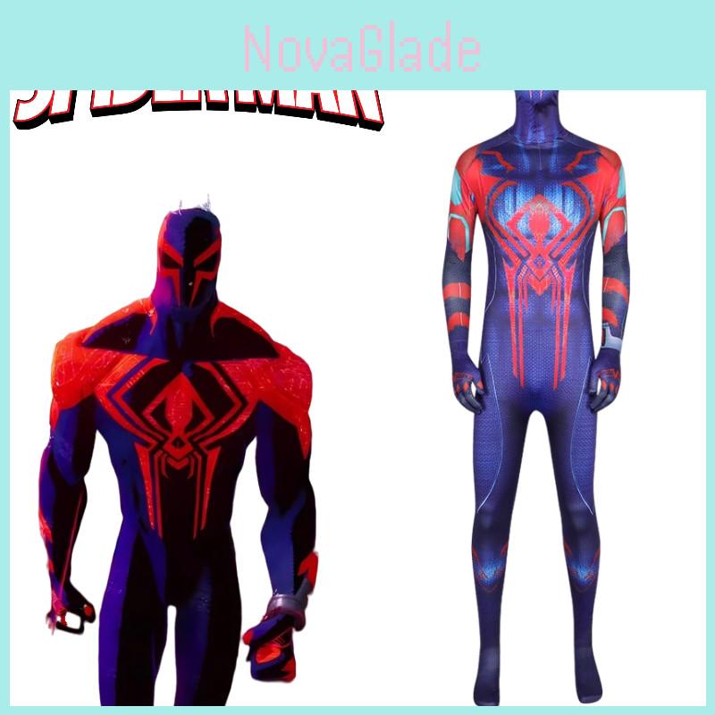 Sweet Dada Space Self-sufficient Hero 2099 Cosplay Bodysuit Costume For Men Full Set With Hood