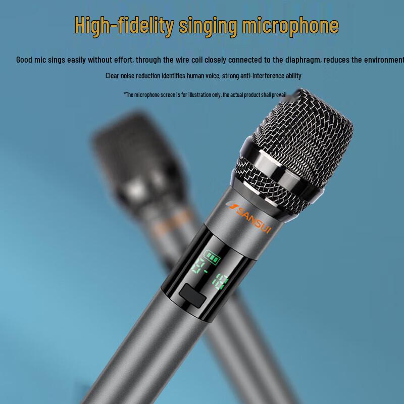 SANSUI E15 Deluxe Portable Outdoor Karaoke Speaker