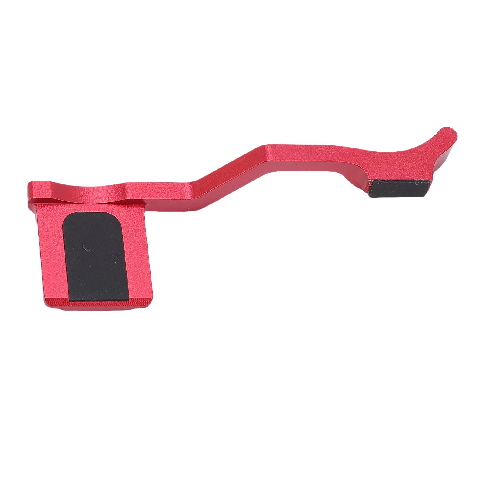 

Рукоятка-упор для большого пальца камеры, крышка горячего башмака, рукоятка для большого пальца камеры, эргономичная посадка, анодированный алюминиевый сплав для фотографии красный