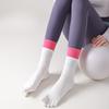Five-finger Yoga Socks for Women, Mid-calf, Professional Anti-slip Pilates, Indoor Fitness Socks, Running and Skipping Rope, Floor Socks