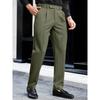Fashionable Design Business Casual Pants for Men, Spring/summer High-end Straight-leg Commuter Trousers