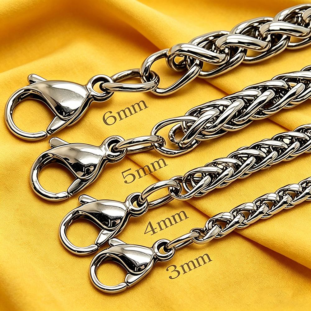 Trinket Accessories, Flower Basket Chain Accessories, Men's Keel Chain Simple Hip Hop Accessories Pendant Necklace Accessories
